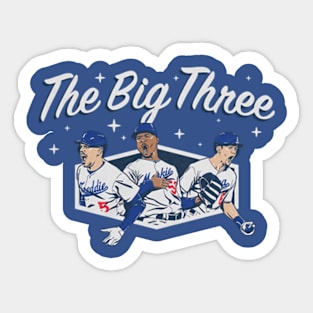 Freddie Freeman Mookie Betts & Trea Turner Big 3 Sticker